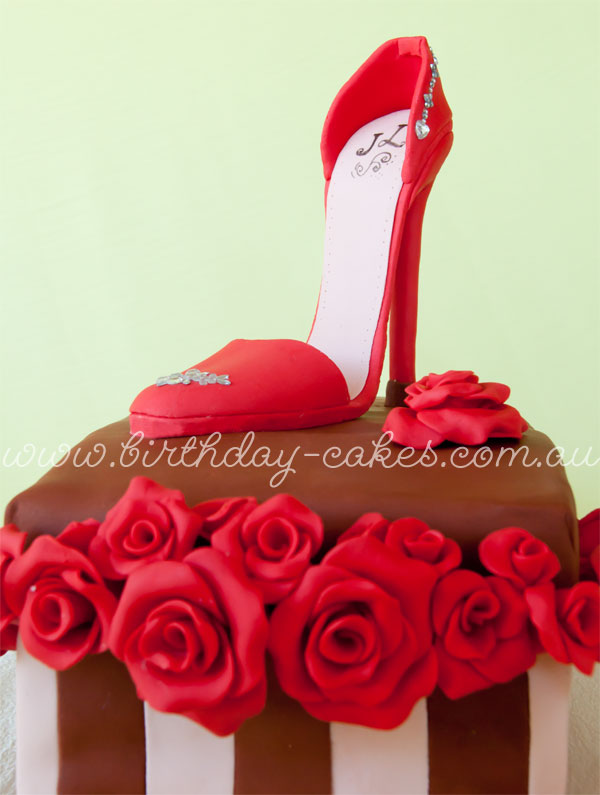 shoe birthday cake